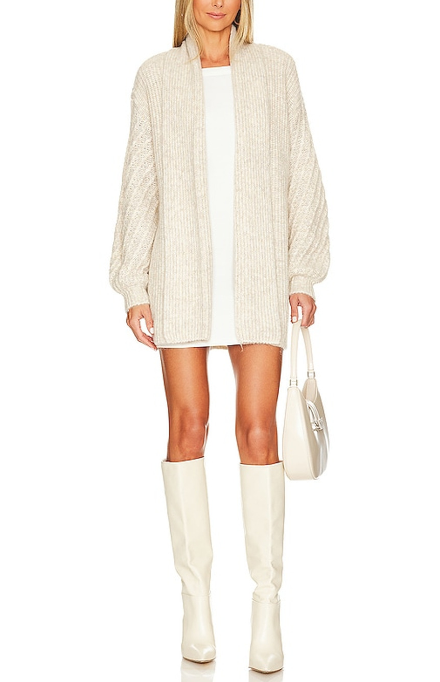 Tularosa Cozy Cream Nalla Cardigan Size S